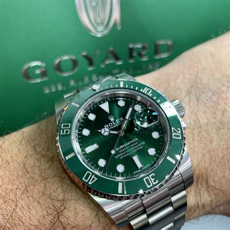 rolex green leaf dial|rolex submariner green and black.